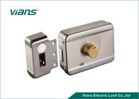 Electric Rim Door Lock With Brass Cylinder , Electronic Door Locks For Homes