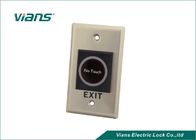 Security Infrared Sensor Door Exit Button , Door Exit Switch For Entry Systems