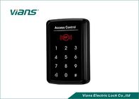 Touch Screen Rfid Access Control , Black Single Door Keypad Door Entry