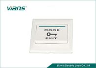 Weatherproof Plastic Door Exit Button , White Door Release Switch For Offices