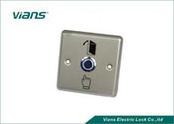 Door Exit Button Stainless Steel , Door Release Push Button With Light Luminous