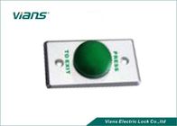 Aluminium Mushroom Green Dome Exit Button , Door Release Switch For Access Control