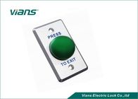 Rectangle Shaped Green IP50 Door Exit Button Customized Push Switch