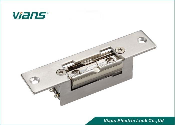 Lock when power off adjustable electric door strike with narrow frame