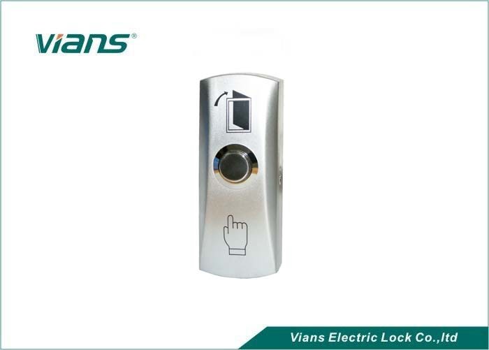 Electric Lock Door Exit Button , LED Light Exit Push Button For Emergency Door