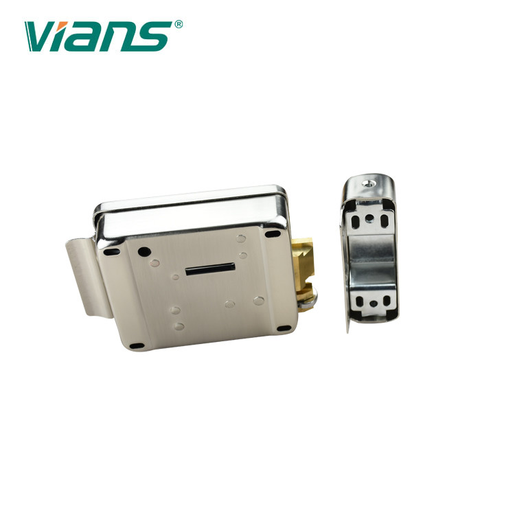 Access Control Metal Safe Electric Rim Lock With Single Cylinder