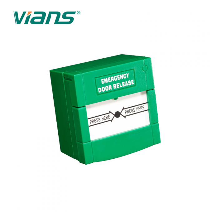 Glass Resettable Emergency Door Release Button Urgent Switch With Cover 0