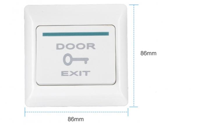 Push Exit 36VDC Door Exit Button For Access Control Without Back Box 1