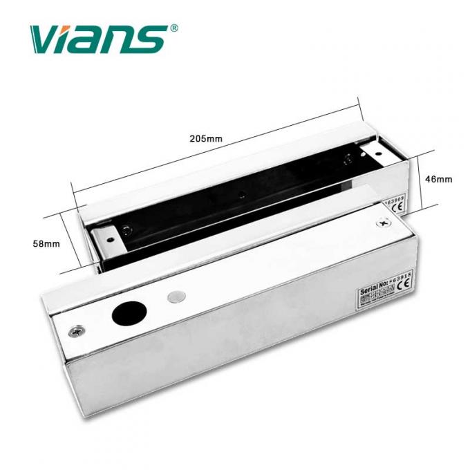 Electonic Stainless Steel Bolt Lock Brackets For Frameless Glass Door 0