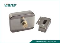 Electric Rim Door Lock With Brass Cylinder , Electronic Door Locks For Homes