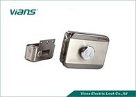 Single Cylinder Remote Control Electric Motor Lock For Gate Door , Nickel Plating
