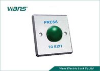 Mushroom Metal Door Exit Push Button Switch Stainless Steel IP50