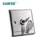 Stainless Steel Door Exit Button Realease DC 12V Door Security System With Key