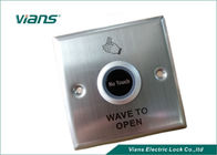LED Indicated Contactless Exit Button Infrared Sensor Switch Stainless Steel