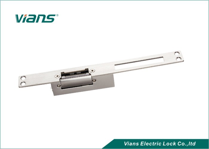 Long Panel Aluminum Electric Strike Lock For Swing Door CE ROHS