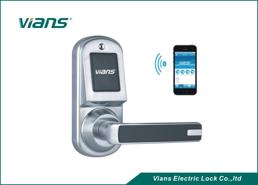 Safety Bluetooth Wireless Front Door Lock , Smartphone Controlled Door Lock
