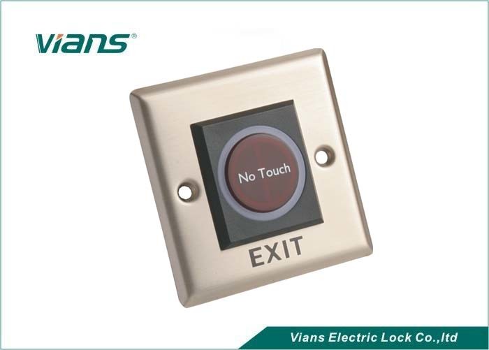 Infrared Sensor stainless steel exit button No Touch Push for Doors