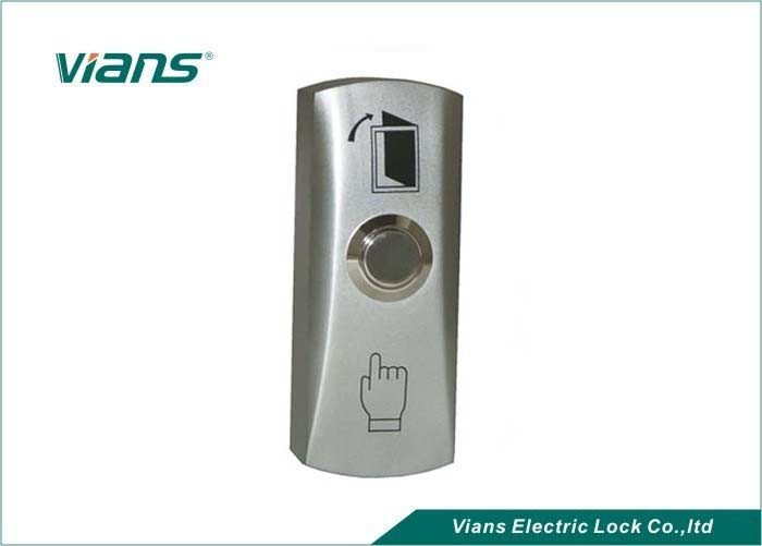 No COM Electric Lock Door Release Push Button With Led Light  And Back Box