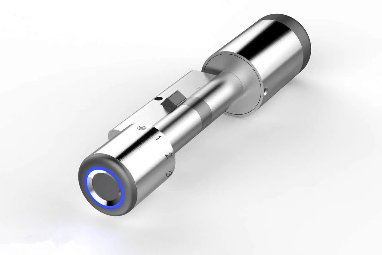 CE FCC Bluetooth NFC Cylinder Smart  Door Lock European Lock Cylinder