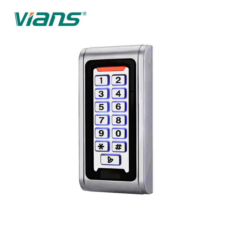Metal RFID Door Access Control Keypad IP68 Waterproof DC 12V 125KHZ Frequency